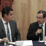 Dr. Luis Alberto Gutiérrez y doctor Carlos Iván Moreno Arellano