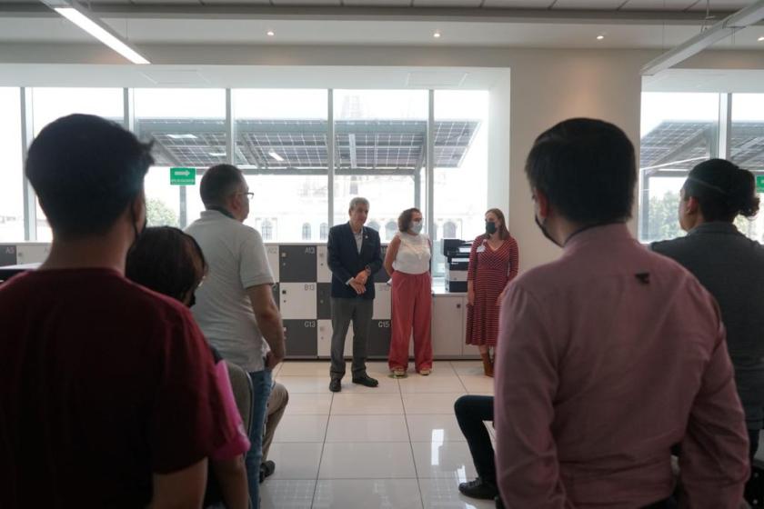 Visita del Vicerrector Héctor Raul Solís Gadea 