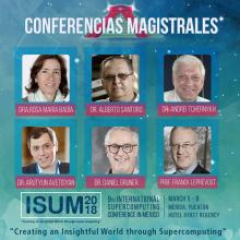 Cartel con los expositores del 9º Congreso Internacional de Supercómputo en México