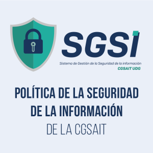 Política de la Seguridad de la Información de la CGSAIT